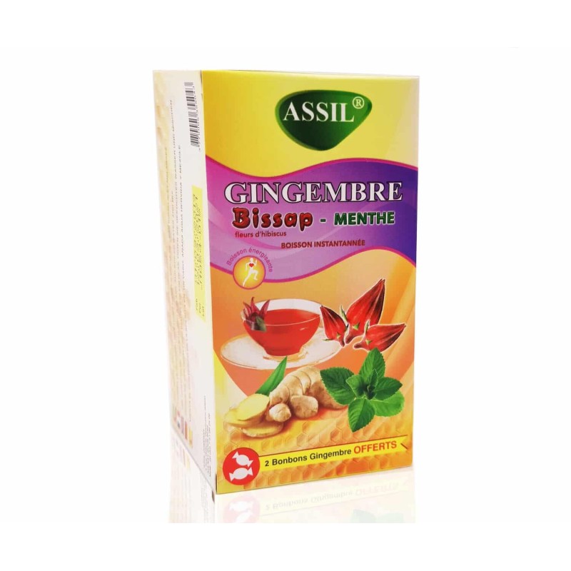 Boîte ASSIL Gingembre, Bissap & Menthe